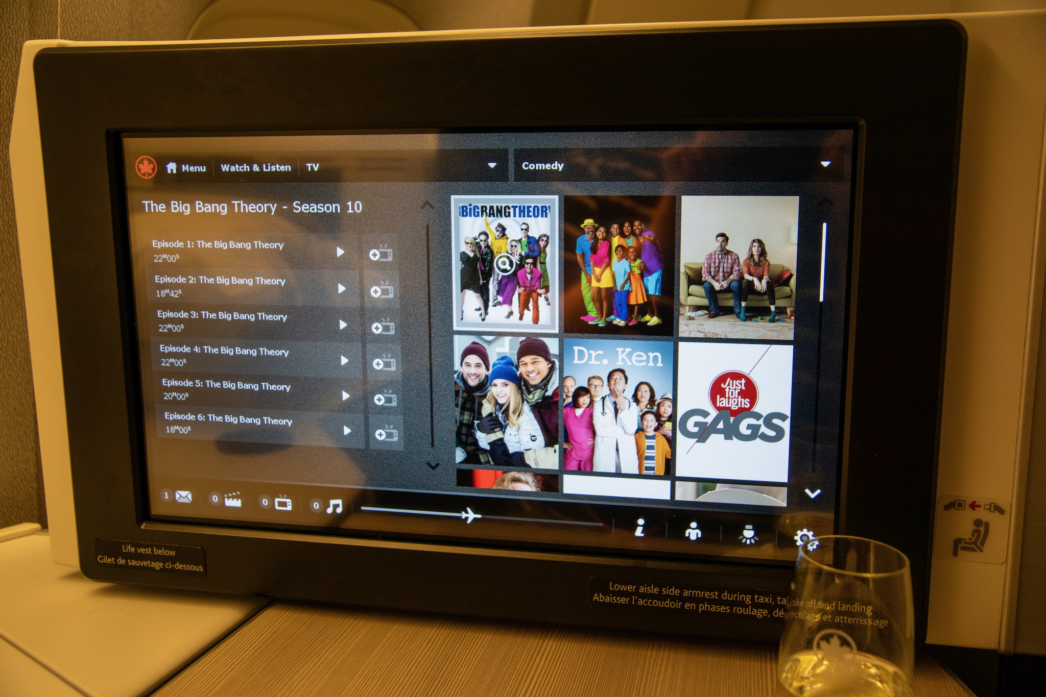 Air Canada Business Class Boeing 777-300ER nach London – Erfahrungsbericht mit Sitzempfehlung, Service und Essen 26 Serienauswahl