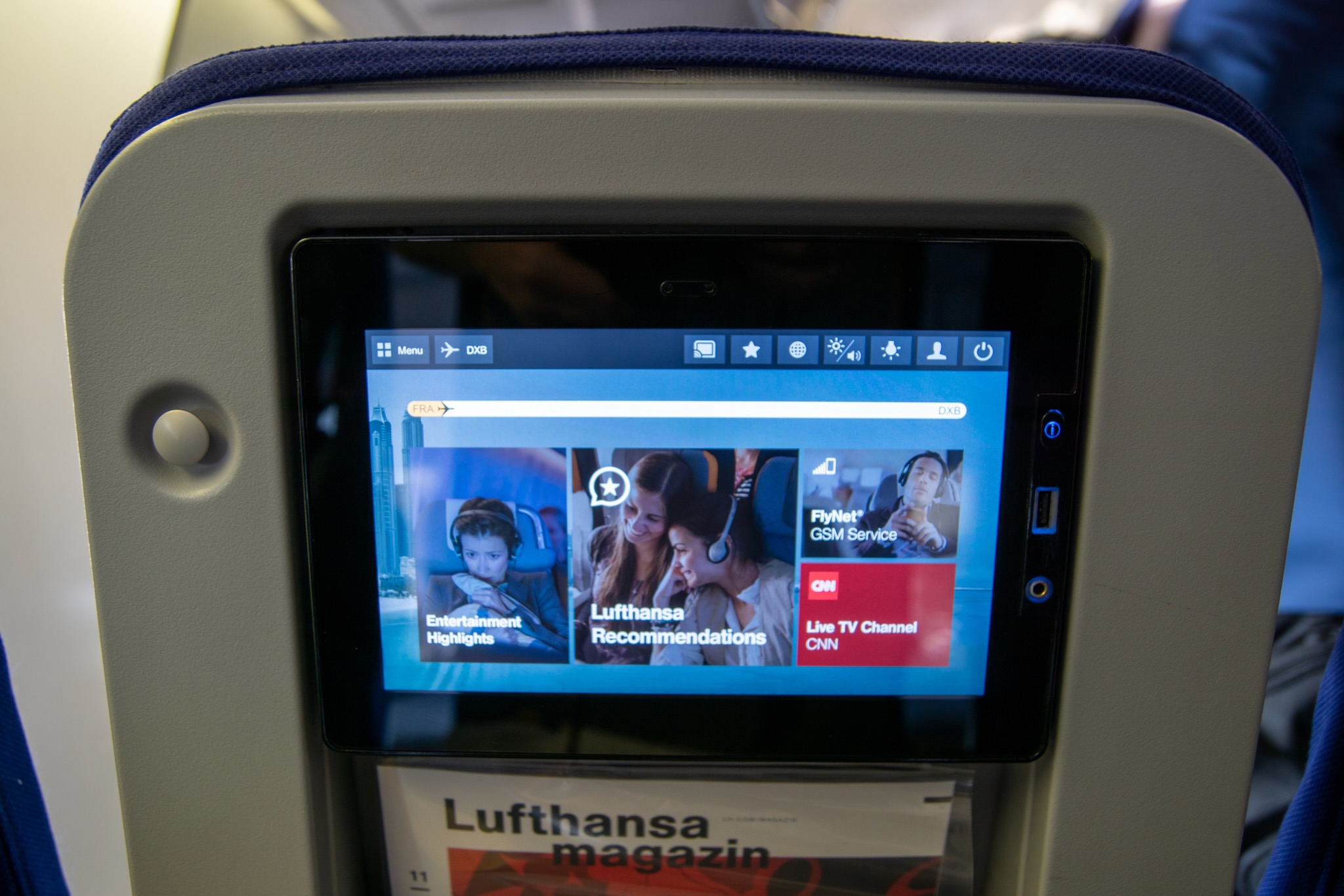 Lufthansa In-flight Entertainment