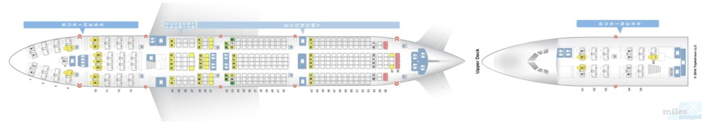 Sitzplan Lufthansa Boeing 747-400 (Quelle: seatguru.com)