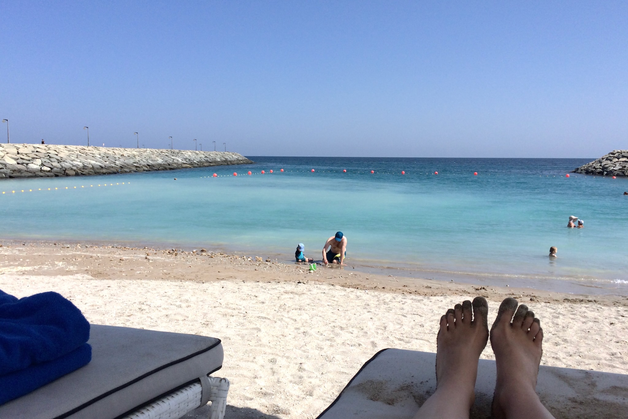 Strand in der hoteleigenen Bucht