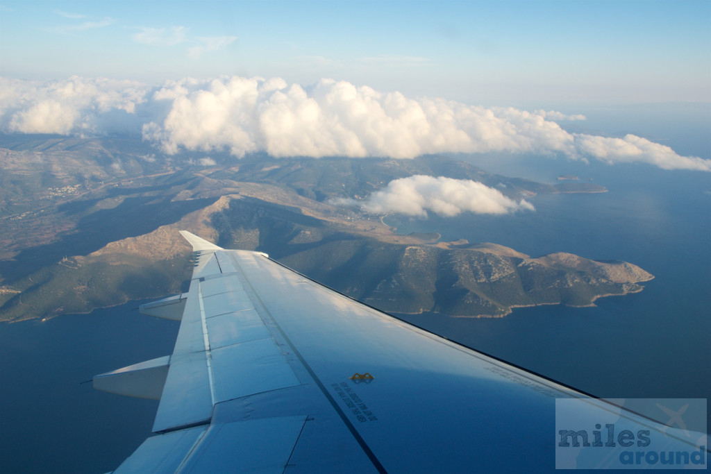 Ausblick auf die griechischen Inseln