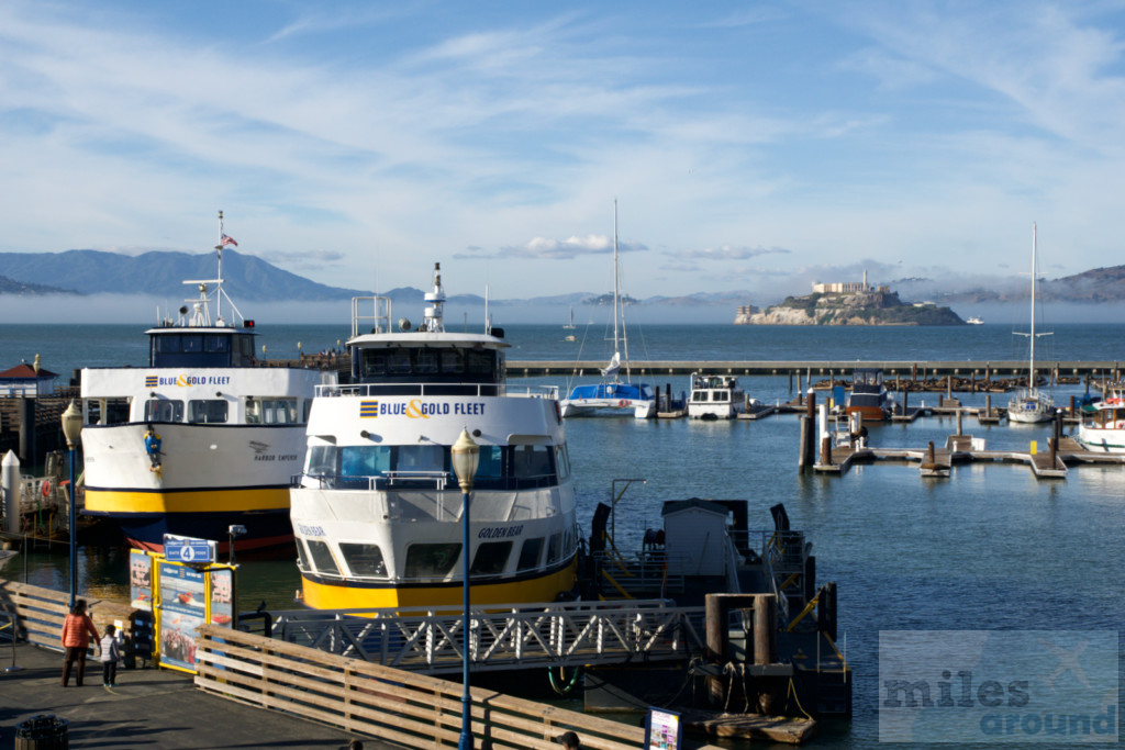 Ausflugsschiffe der Blue & Gold Fleet nach Alcatraz