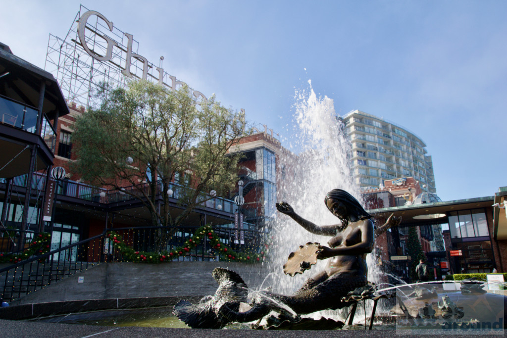 Brunnen vor der Ghirardelli Chocolate Company