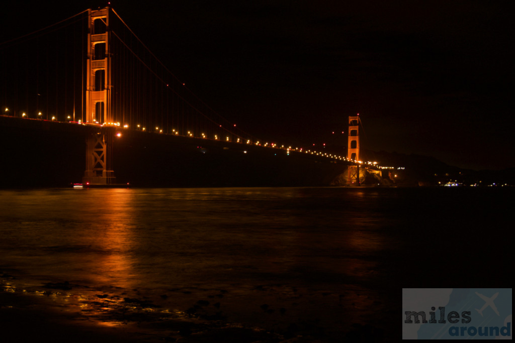 Golden Gate Bridge bei Nacht