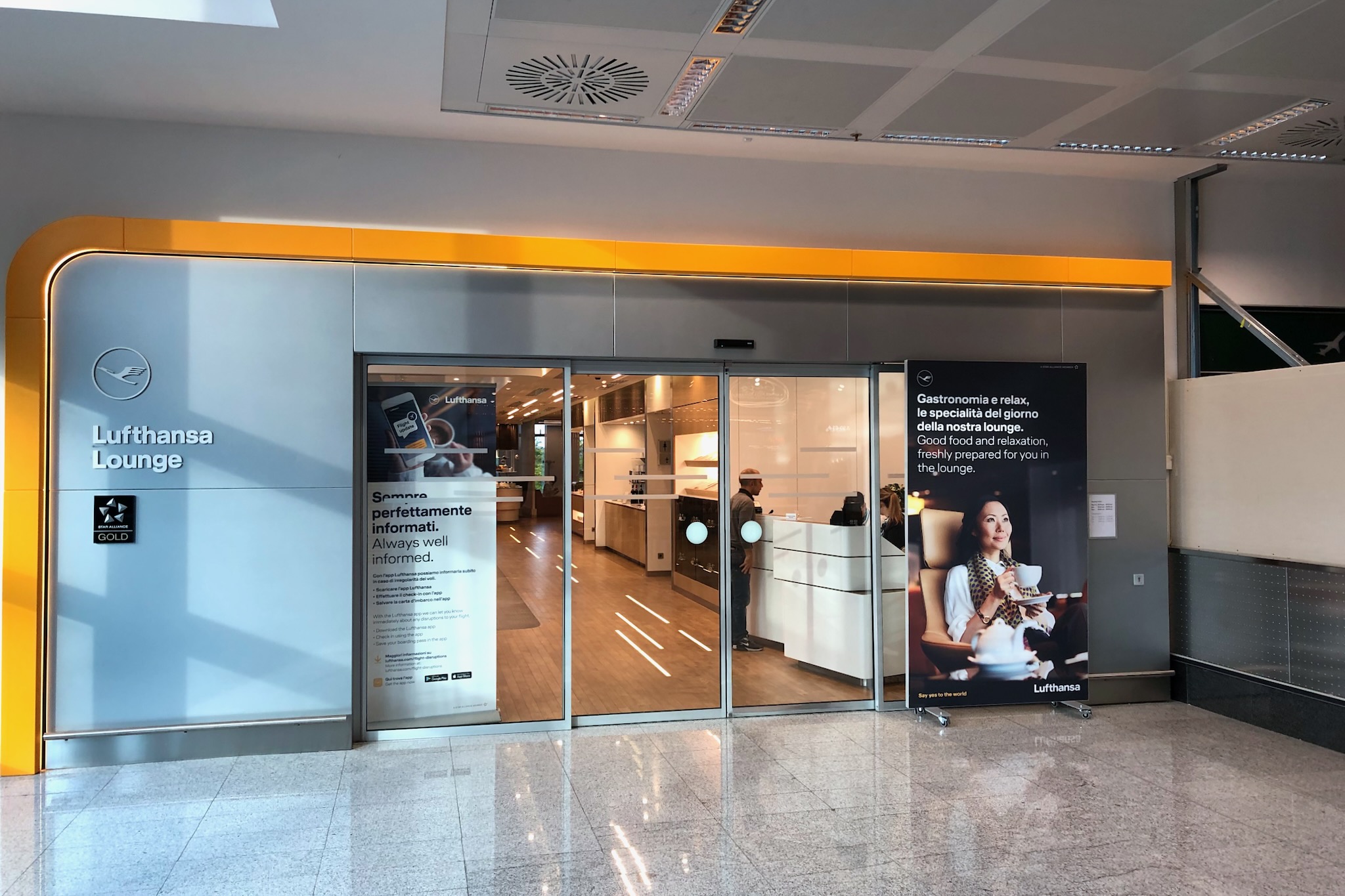 Lufthansa Lounge Mailand-Malpensa