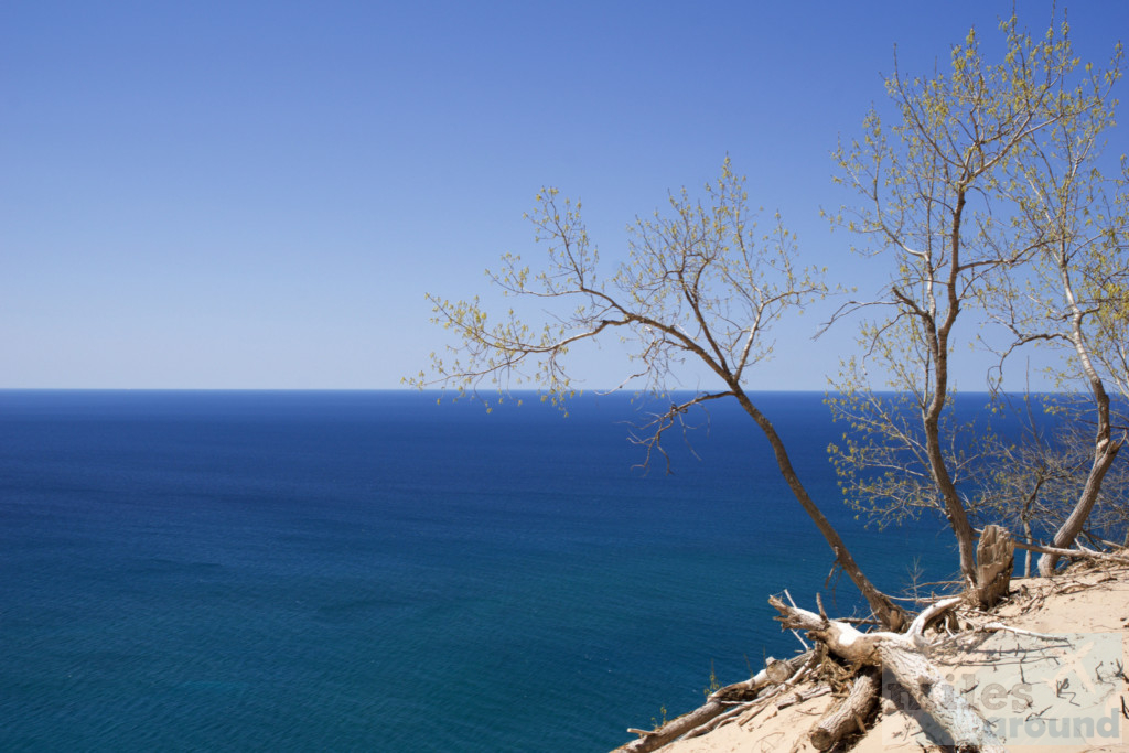 tiefblaues Wassers des Michigansee