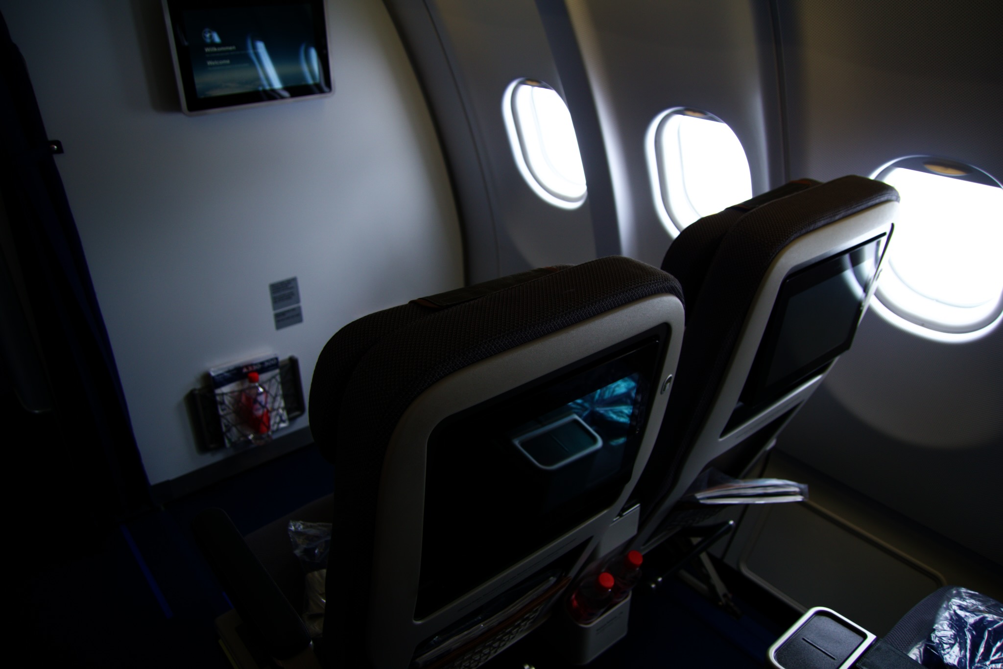 Bester Sitzplatz in der Premium Economy im A330: 15 H & K