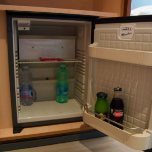 Mini-Bar mit kostenlosen Getränken