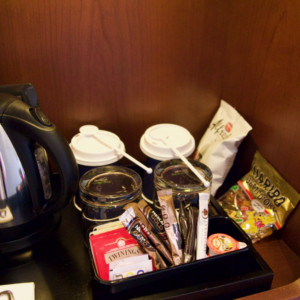 Mini-Bar mit kostenlosen Snacks