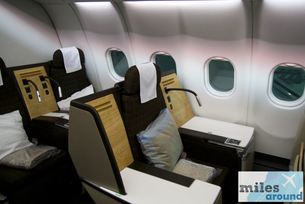 Business Class Sitz in der SWISS Airbus A330