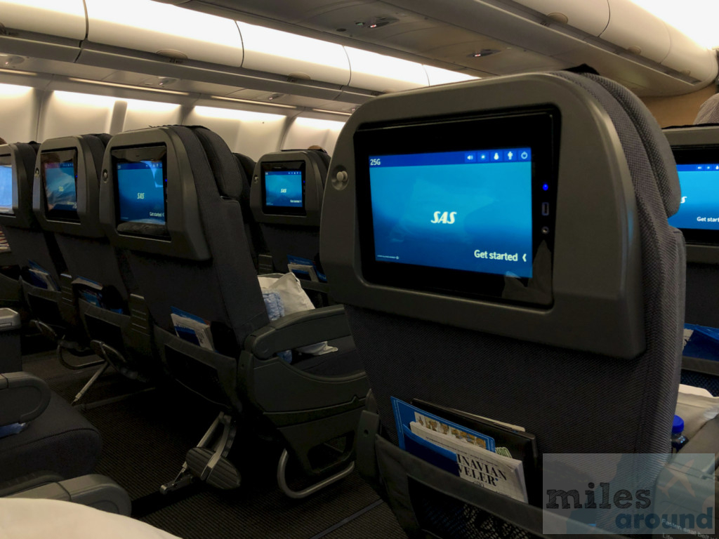 Kabine der SAS Plus in der Airbus A330