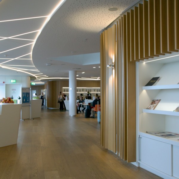 Entrance area to the Airport Lounge World at Munich Airport