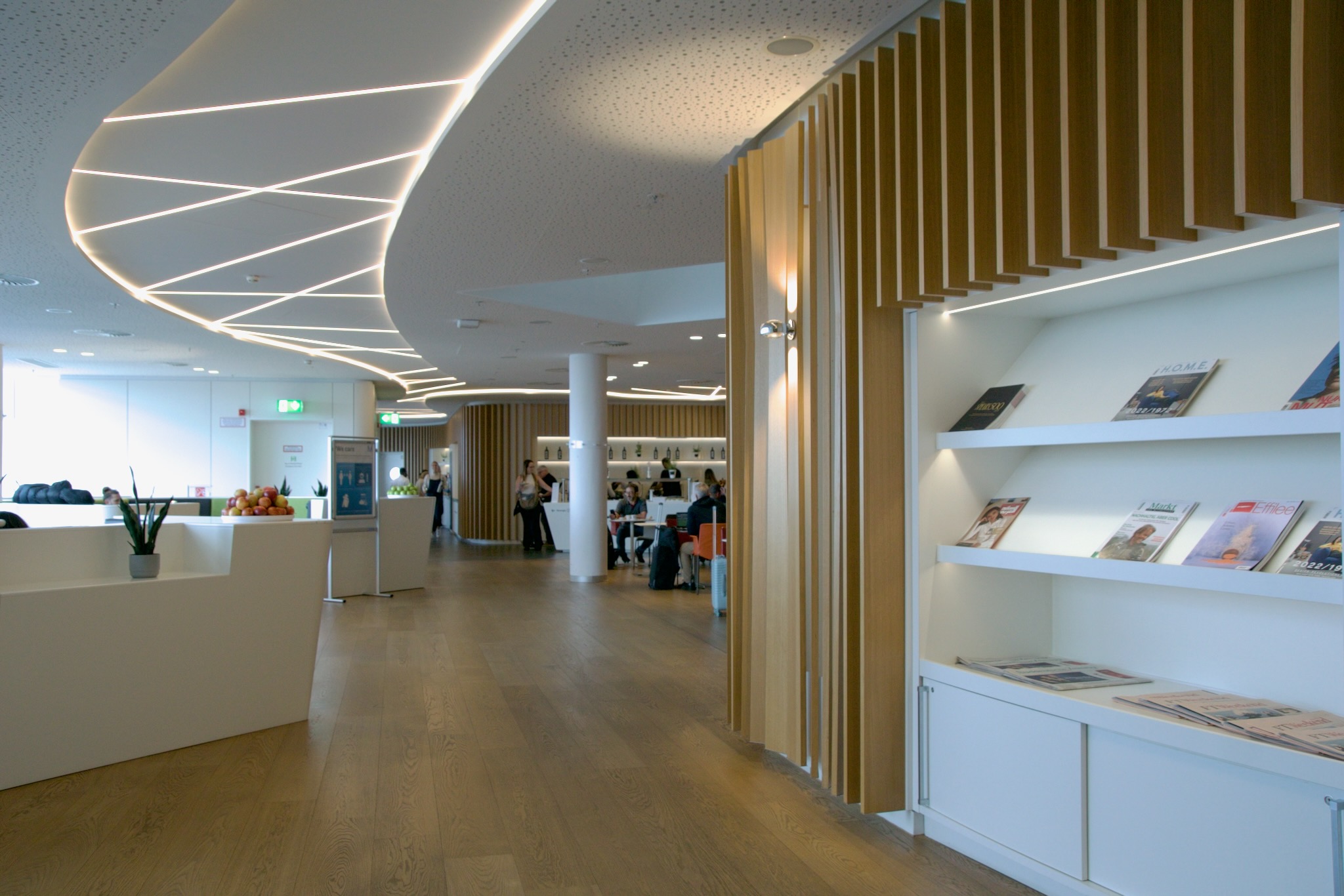 Eingangsbereich zur Airport Lounge World am Flughafen München