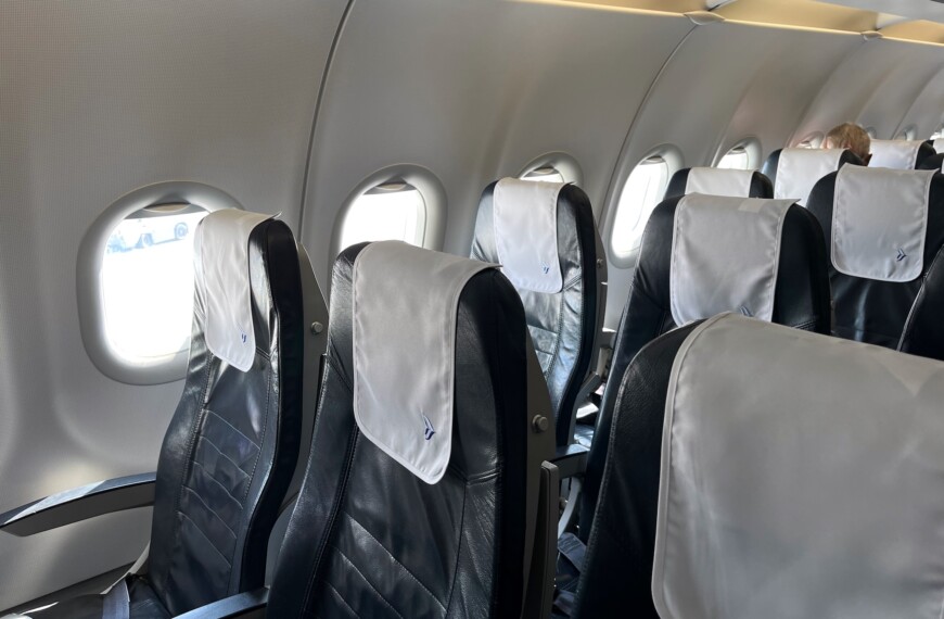 Aegean Airlines Economy Class in der Airbus A320