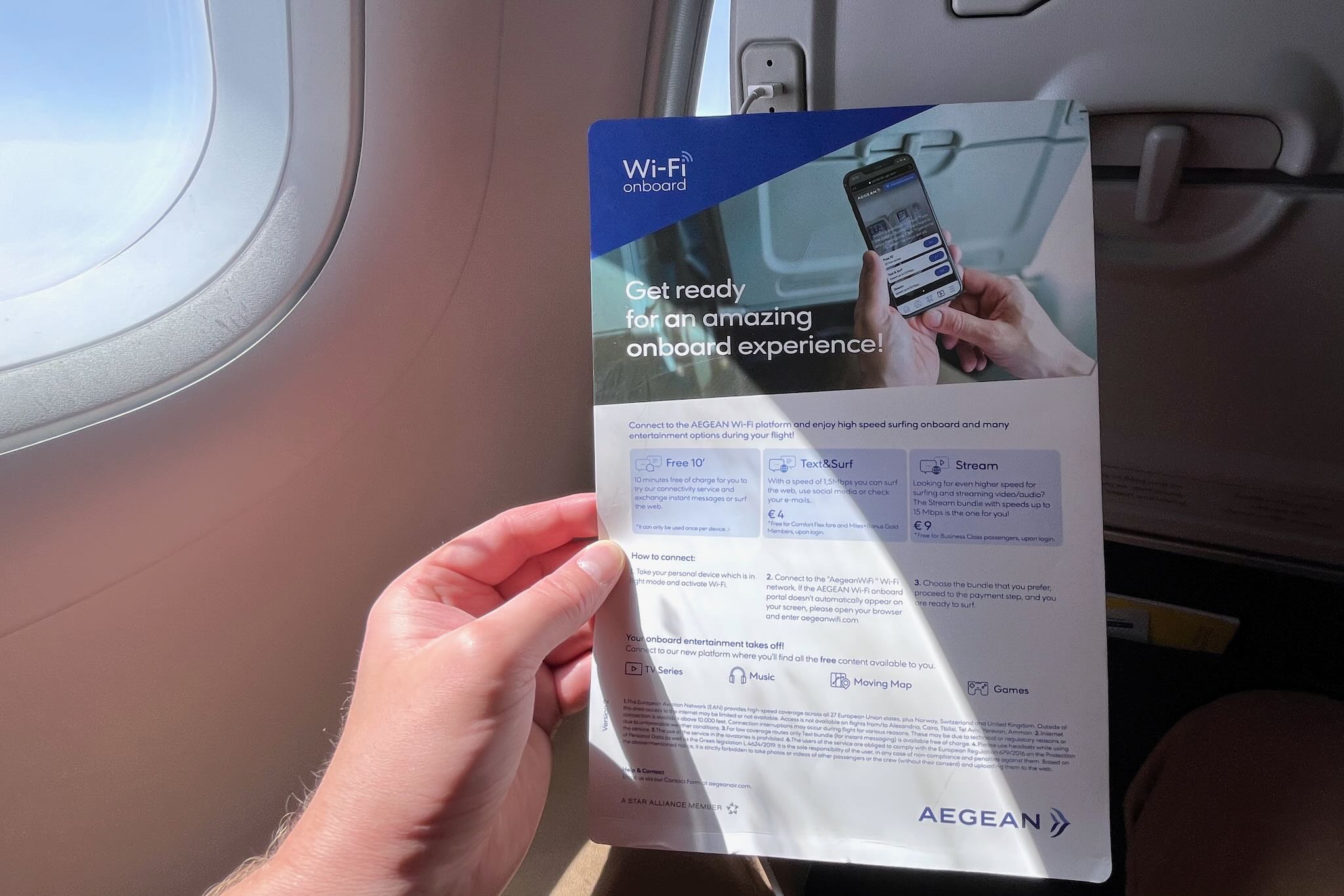 Internet offer Business Class in der Airbus A321neo nach Berlin 24 Internetangebot