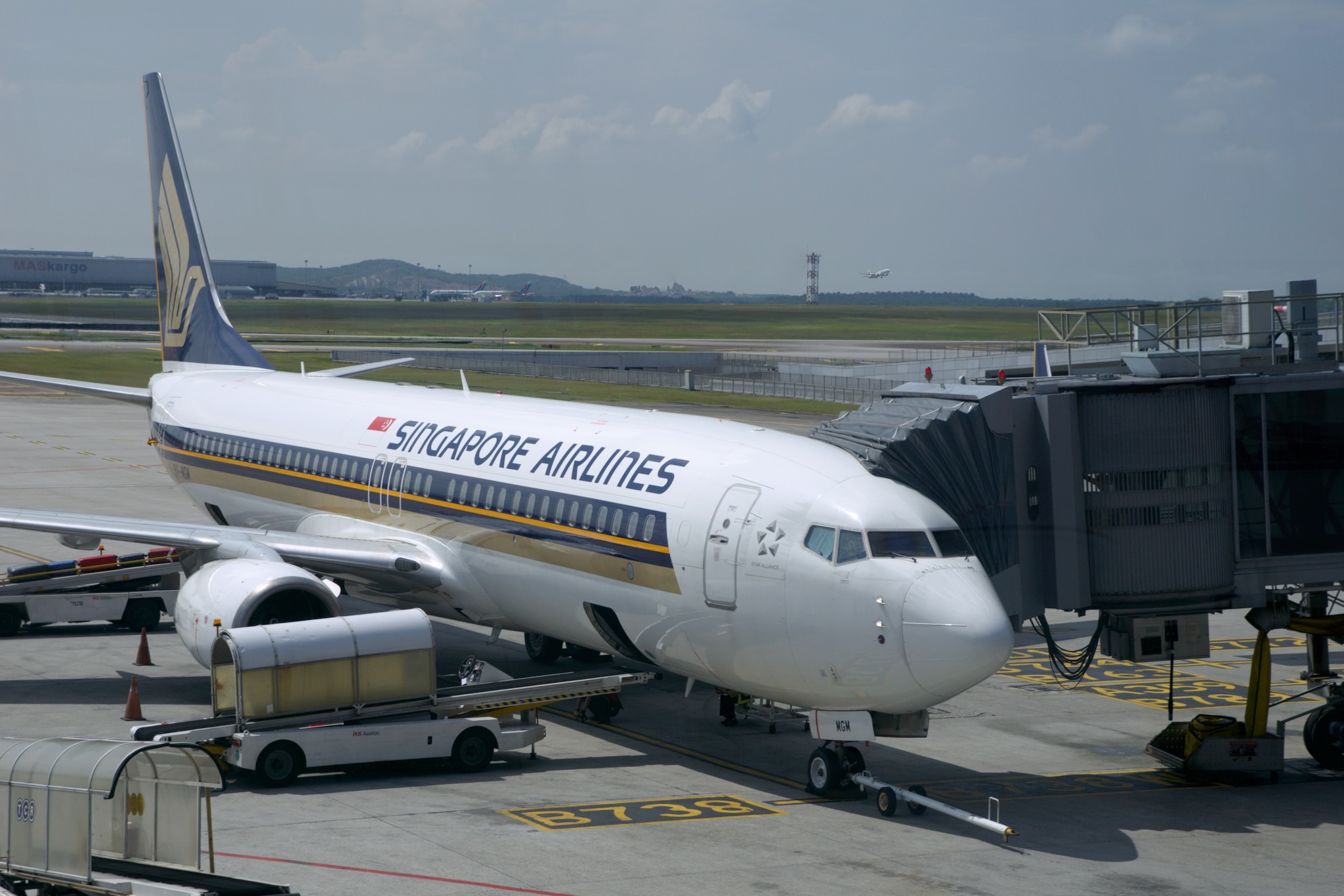 Singapore Airlines Boeing 737-800 NG (Registrierung 9V-MGM)