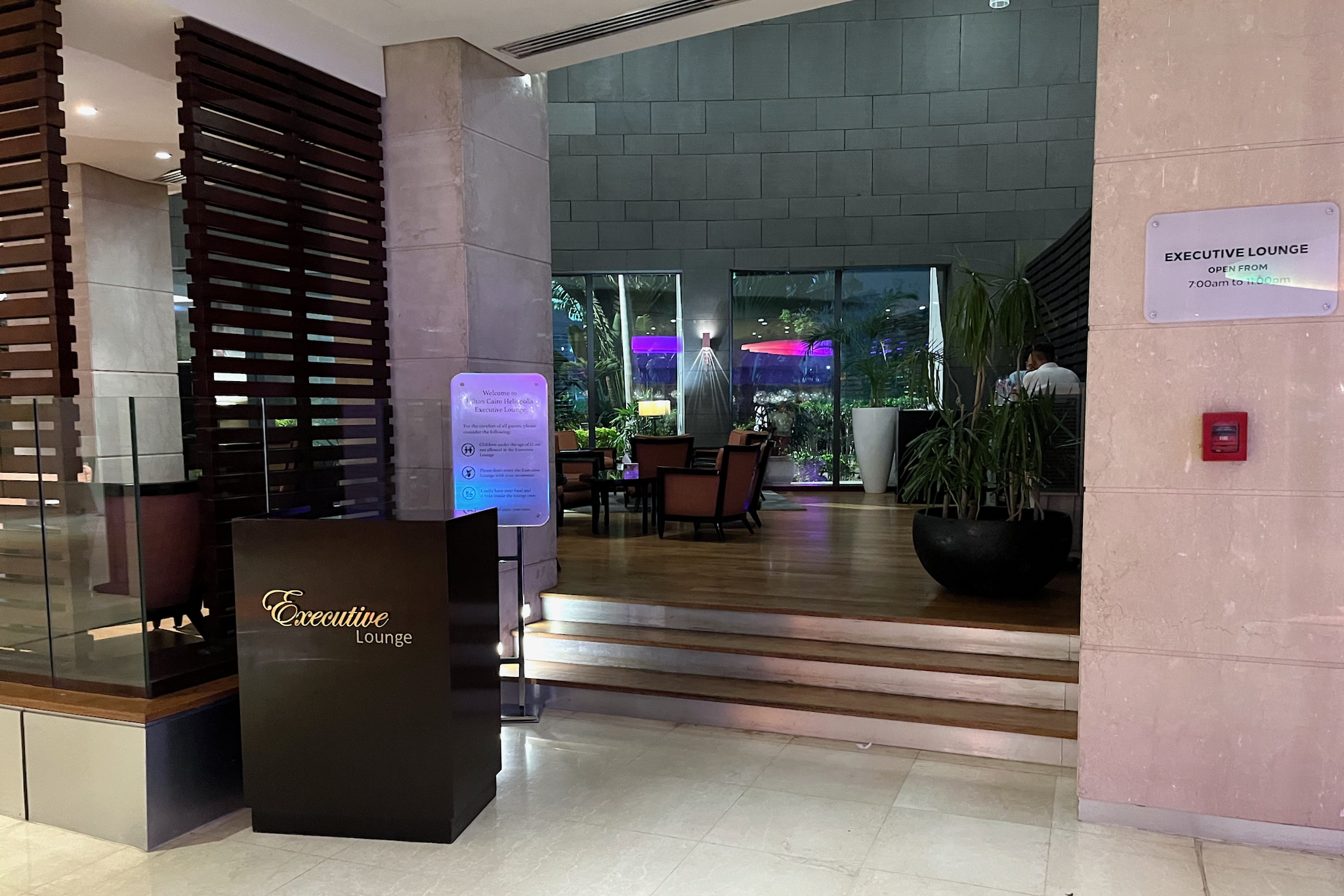 Executive Lounge at Hilton Cairo Heliopolis Executive Lounge im Hilton Cairo Heliopolis