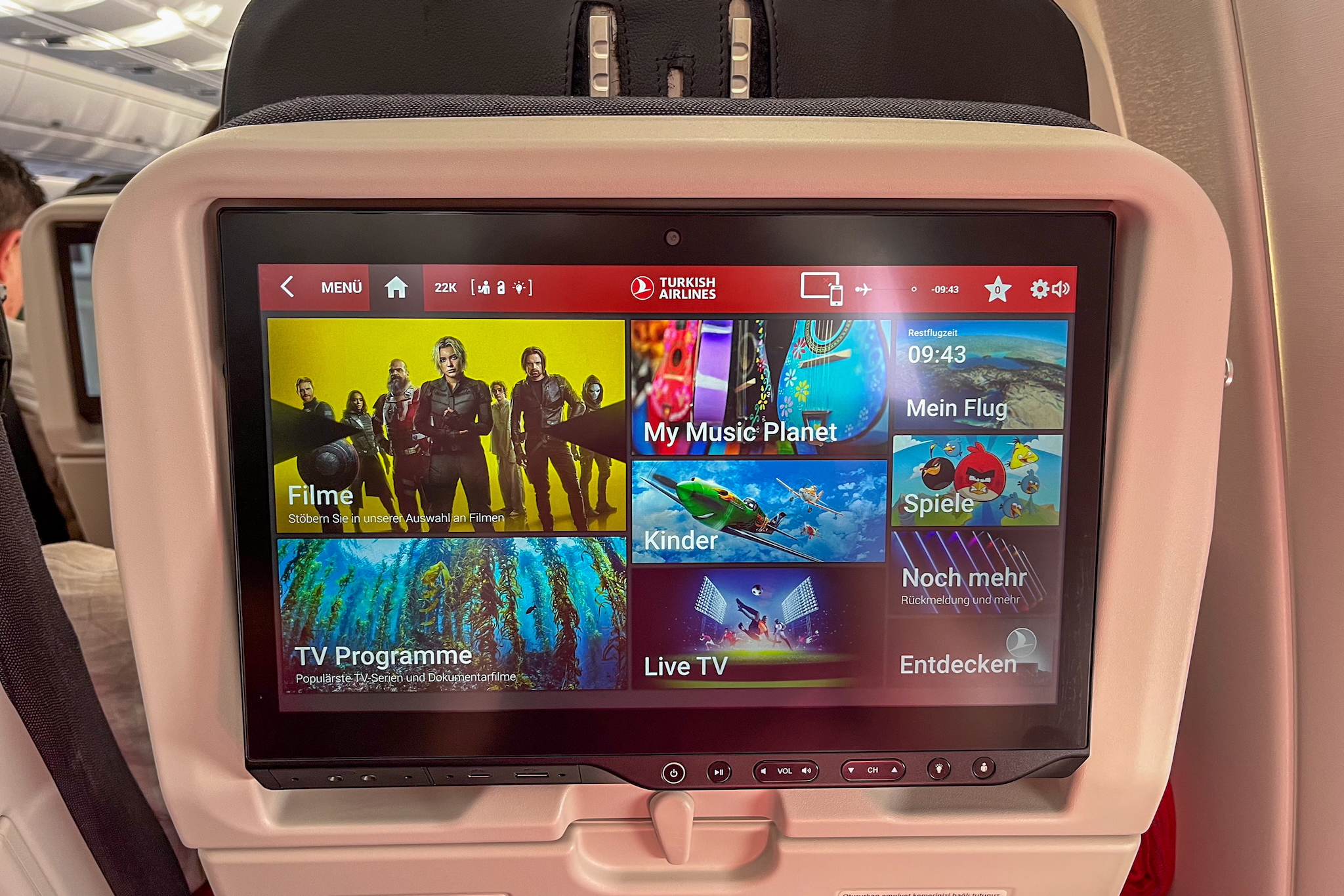 Umfangreiche Filmauswahl