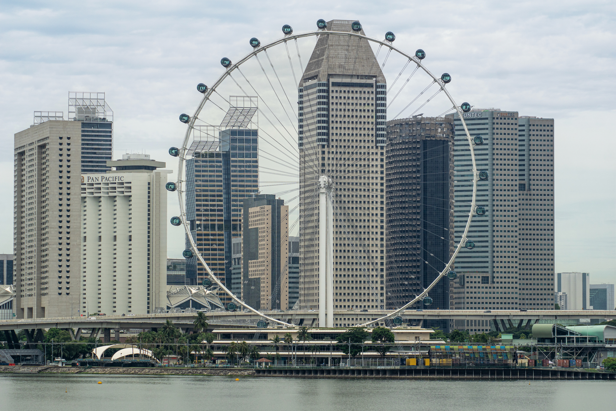 Conrad Hotel in the Marina Bay district