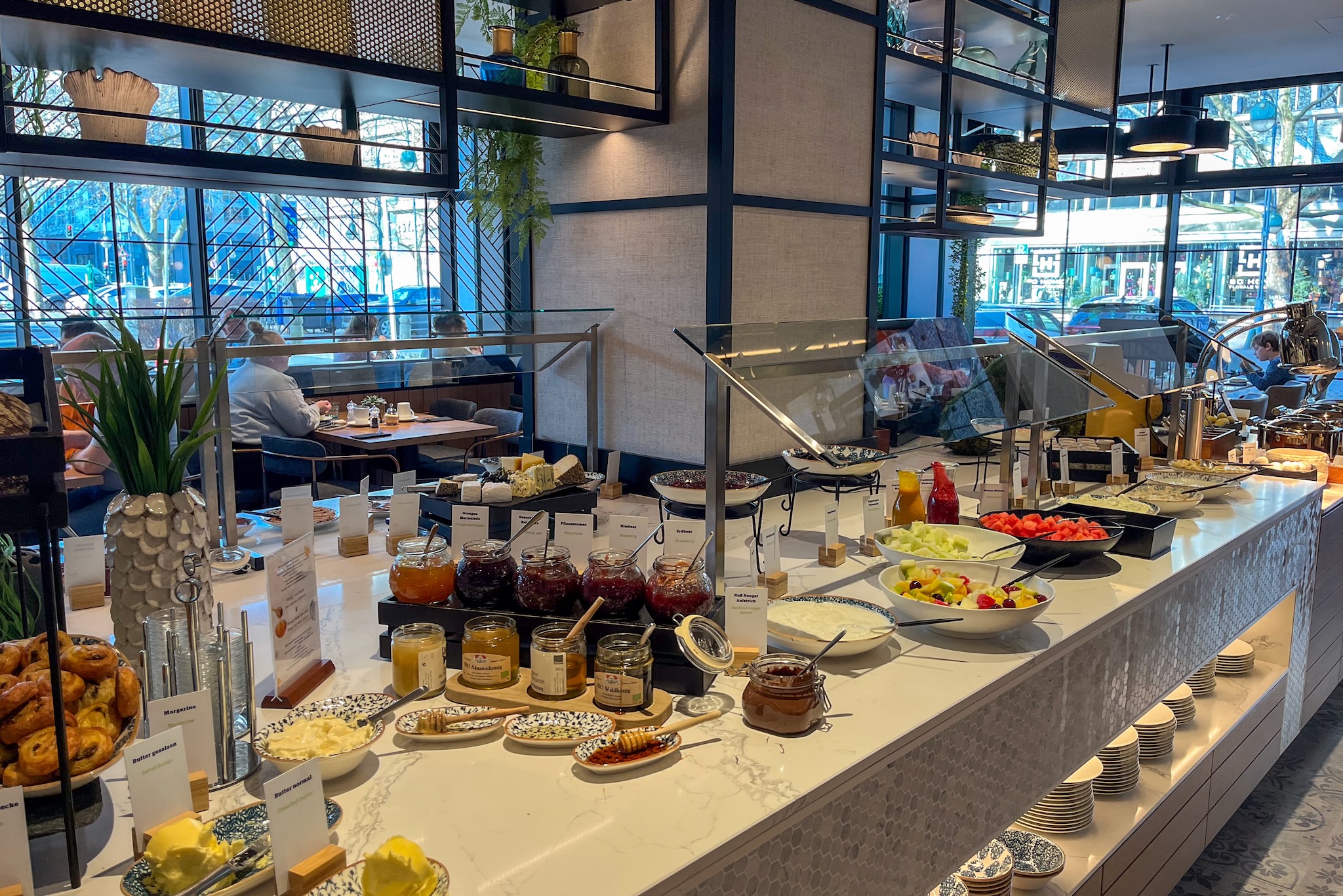 breakfast buffet at the DoubleTree by Hilton Berlin Kudamm Breakfast buffet at the DoubleTree by Hilton Berlin Ku'damm