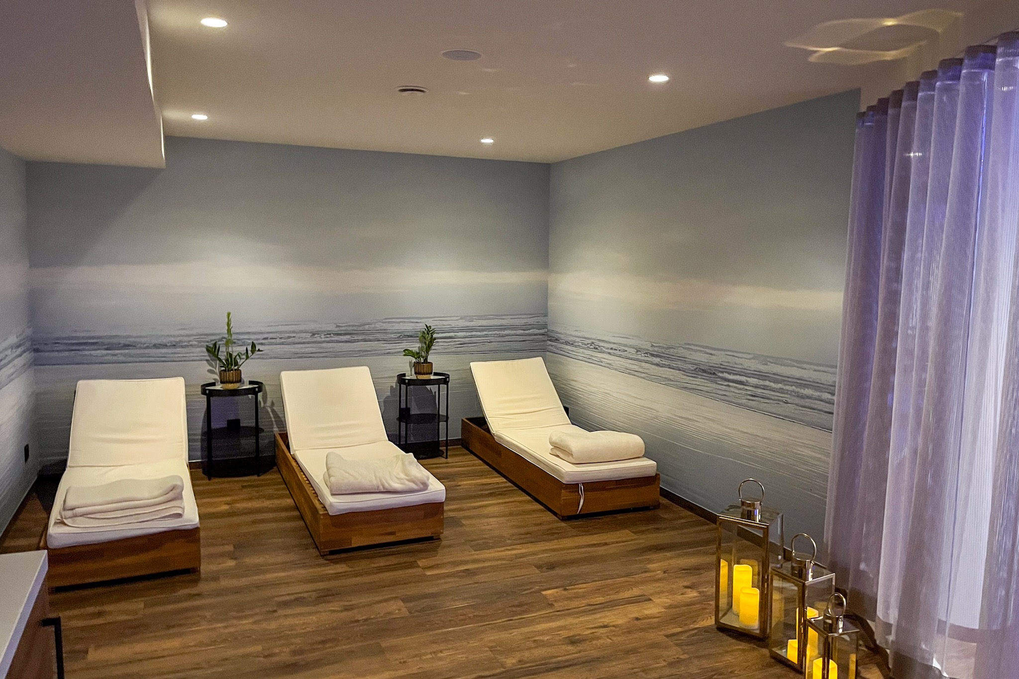 relaxation room of the sauna Sauna relaxation room